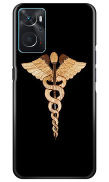 Doctor Logo Mobile Back Case for Oppo K10  (Design - 134)
