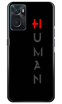 Human Mobile Back Case for Oppo K10  (Design - 141)