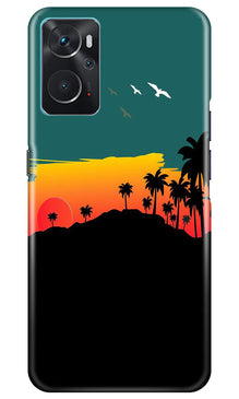 Sky Trees Mobile Back Case for Oppo K10 (Design - 160)