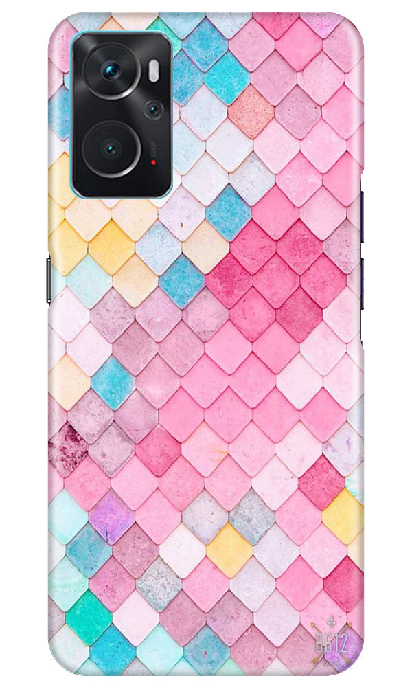 Pink Pattern Case for Oppo K10 (Design No. 184)