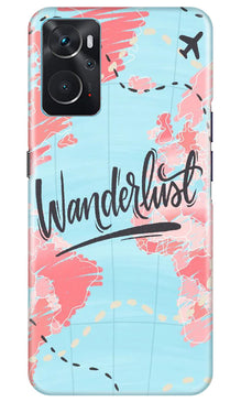 Wonderlust Travel Mobile Back Case for Oppo K10 (Design - 192)