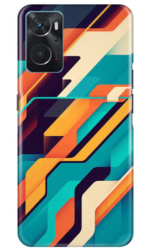 Modern Art Mobile Back Case for Oppo K10 (Design - 202)