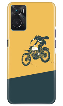 Bike Lovers Mobile Back Case for Oppo K10 (Design - 225)