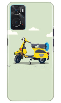 Vintage Scooter Case for Oppo K10 (Design No. 229)