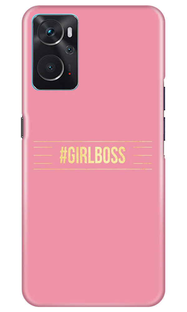 Girl Boss Pink Case for Oppo K10 (Design No. 232)