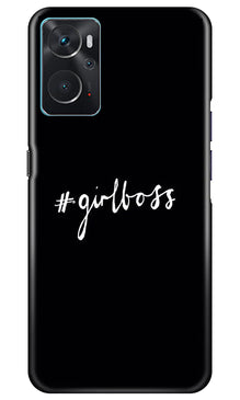 #GirlBoss Mobile Back Case for Oppo K10 (Design - 235)