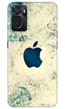 Apple Logo Mobile Back Case for Oppo K10 (Design - 251)
