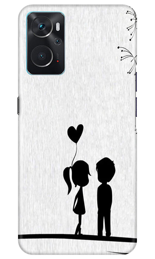 Cute Kid Couple Case for Oppo K10 (Design No. 252)