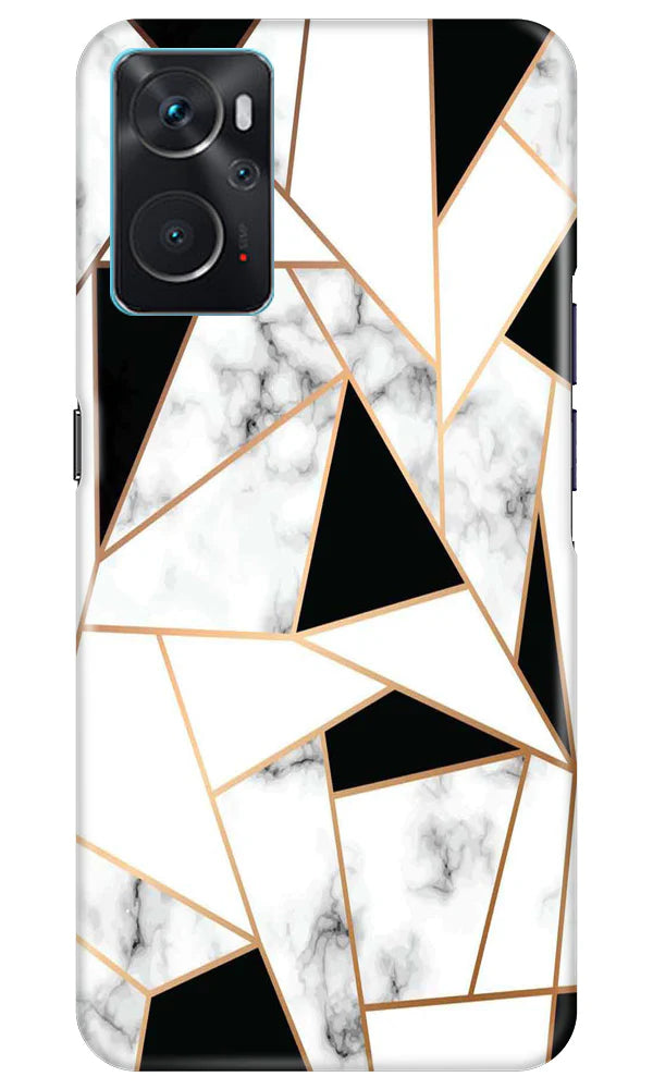 Marble Texture Mobile Back Case for Oppo K10 (Design - 284)