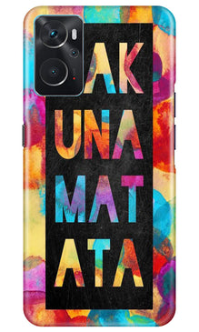 Hakuna Matata Mobile Back Case for Oppo K10 (Design - 285)