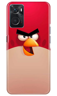 Angry Bird Red Mobile Back Case for Oppo K10 (Design - 287)