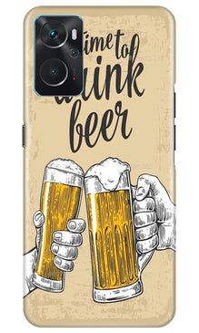 Drink Beer Mobile Back Case for Oppo K10 (Design - 290)