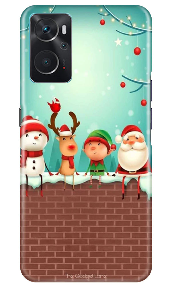 Santa Claus Mobile Back Case for Oppo K10 (Design - 296)