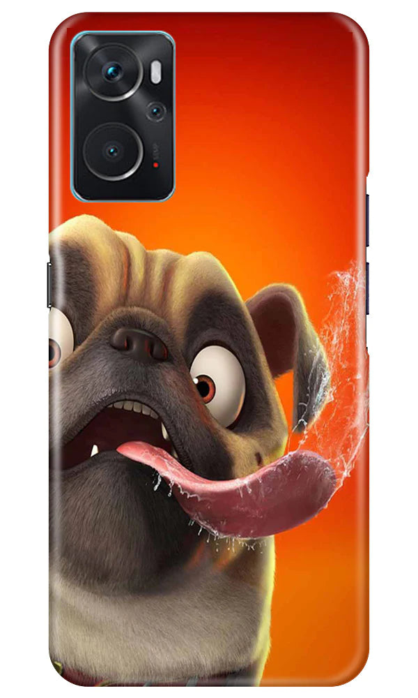 Dog Mobile Back Case for Oppo K10 (Design - 303)