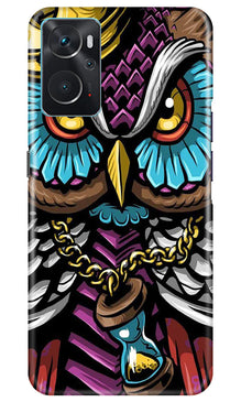 Owl Mobile Back Case for Oppo K10 (Design - 318)