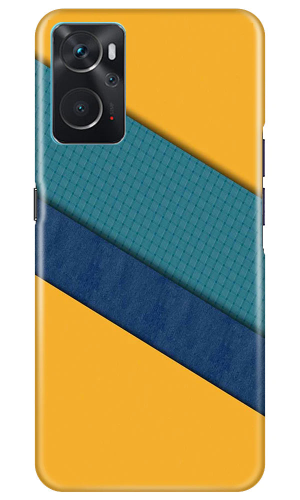 Diagonal Pattern Mobile Back Case for Oppo K10 (Design - 329)