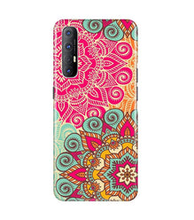 Rangoli art Mobile Back Case for Oppo Reno3 Pro (Design - 6)