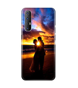 Couple Sea shore Case for Oppo Reno3 Pro
