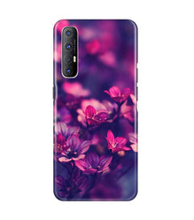 flowers Mobile Back Case for Oppo Reno3 Pro (Design - 25)
