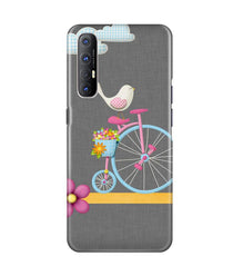 Sparron with cycle Mobile Back Case for Oppo Reno3 Pro (Design - 34)