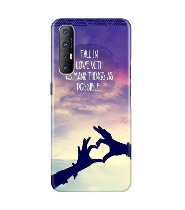 Fall in love Case for Oppo Reno3 Pro