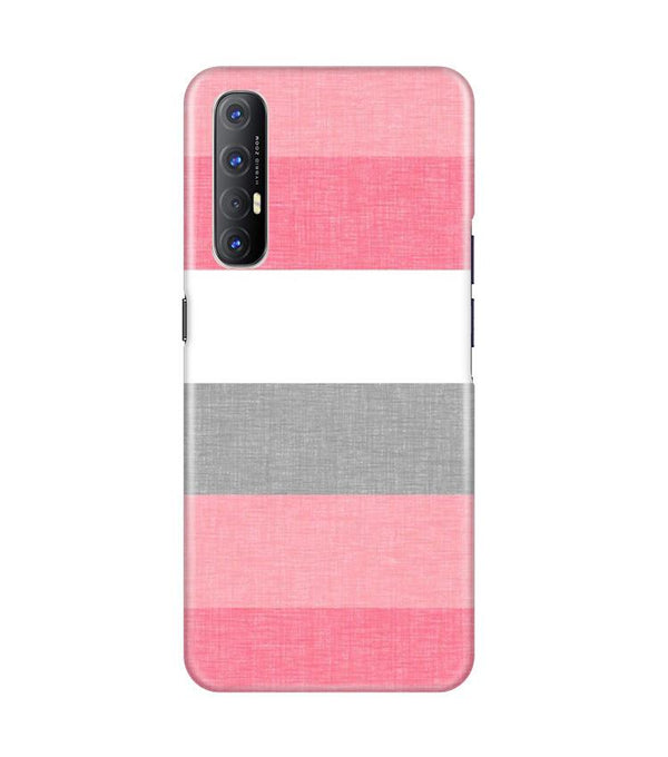 Pink white pattern Case for Oppo Reno3 Pro
