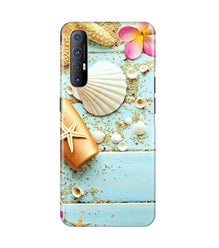 Sea Shells Mobile Back Case for Oppo Reno3 Pro (Design - 63)