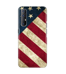 America Mobile Back Case for Oppo Reno3 Pro (Design - 79)
