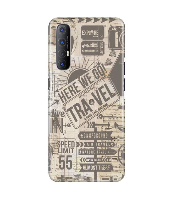 Travel Case for Oppo Reno3 Pro  (Design - 104)