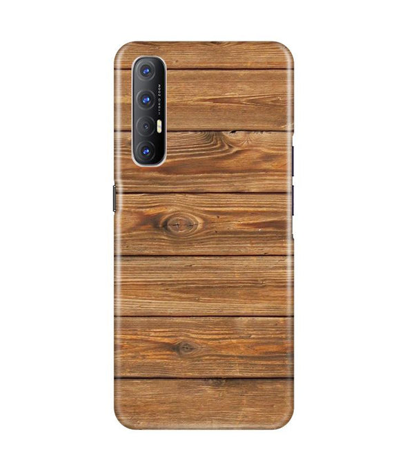 Wooden Look Case for Oppo Reno3 Pro  (Design - 113)