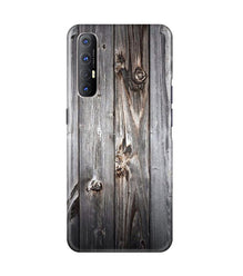 Wooden Look Mobile Back Case for Oppo Reno3 Pro  (Design - 114)