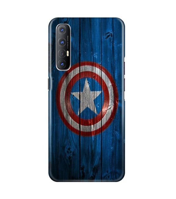 Captain America Superhero Case for Oppo Reno3 Pro  (Design - 118)