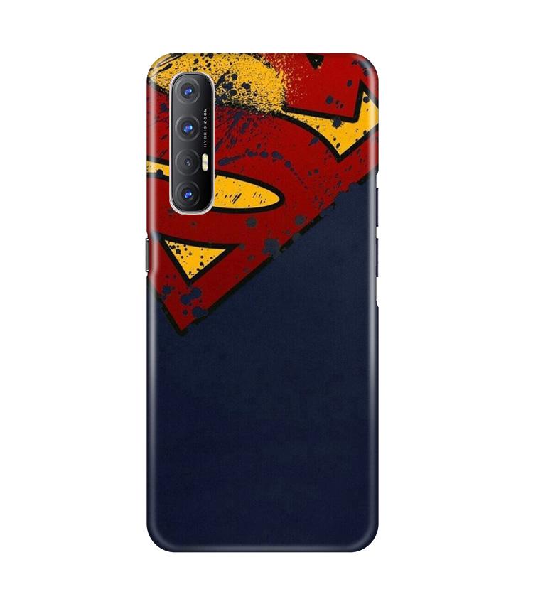 Superman Superhero Case for Oppo Reno3 Pro  (Design - 125)