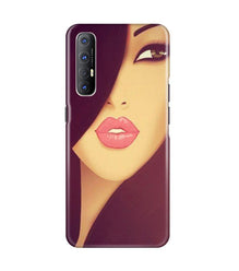 Girlish Mobile Back Case for Oppo Reno3 Pro  (Design - 130)