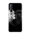 Dark White Lion Case for Oppo Reno3 Pro  (Design - 140)
