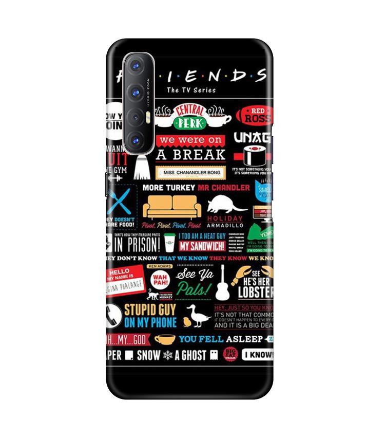 Friends Case for Oppo Reno3 Pro  (Design - 145)