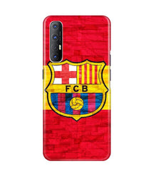 FCB Football Mobile Back Case for Oppo Reno3 Pro  (Design - 174)