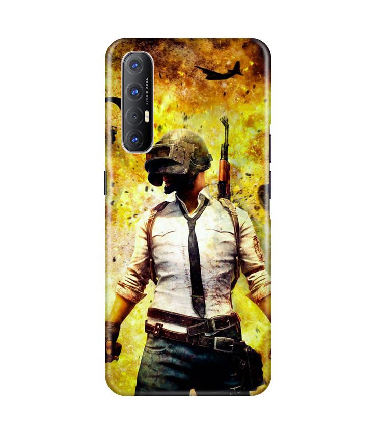 Pubg Case for Oppo Reno3 Pro  (Design - 180)