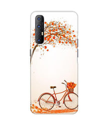 Bicycle Mobile Back Case for Oppo Reno3 Pro (Design - 192)