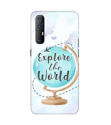 Explore the World Mobile Back Case for Oppo Reno3 Pro (Design - 207)
