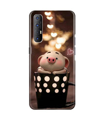 Cute Bunny Mobile Back Case for Oppo Reno3 Pro (Design - 213)
