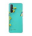 Flowers Girl Case for Oppo Reno3 Pro (Design No. 216)