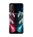 Wolf fight Case for Oppo Reno3 Pro (Design No. 221)