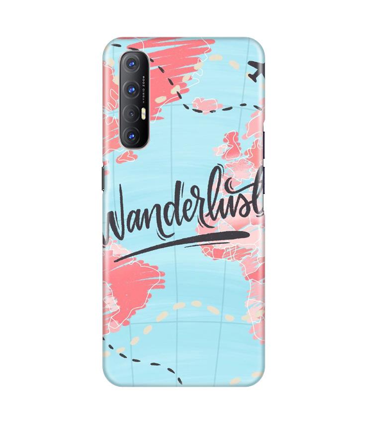 Wonderlust Travel Case for Oppo Reno3 Pro (Design No. 223)