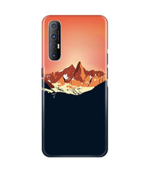 Mountains Mobile Back Case for Oppo Reno3 Pro (Design - 227)