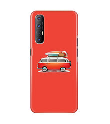 Travel Bus Mobile Back Case for Oppo Reno3 Pro (Design - 258)