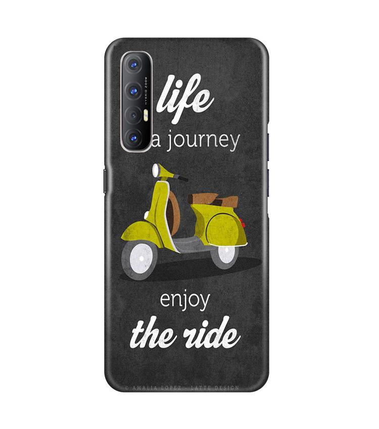 Life is a Journey Case for Oppo Reno3 Pro (Design No. 261)