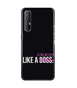 Like a Girl Boss Case for Oppo Reno3 Pro (Design No. 265)