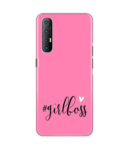 Girl Boss Pink Case for Oppo Reno3 Pro (Design No. 269)
