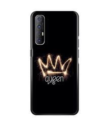 Queen Mobile Back Case for Oppo Reno3 Pro (Design - 270)